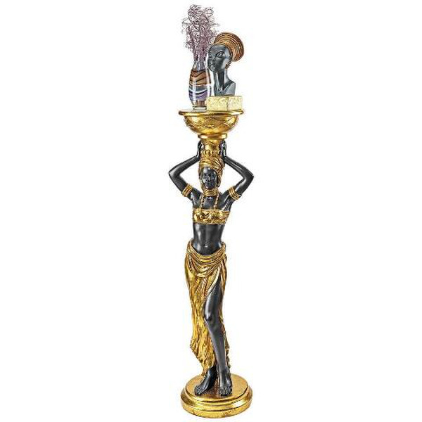 Water Maiden Pedestal French Revival Sculpture for display column